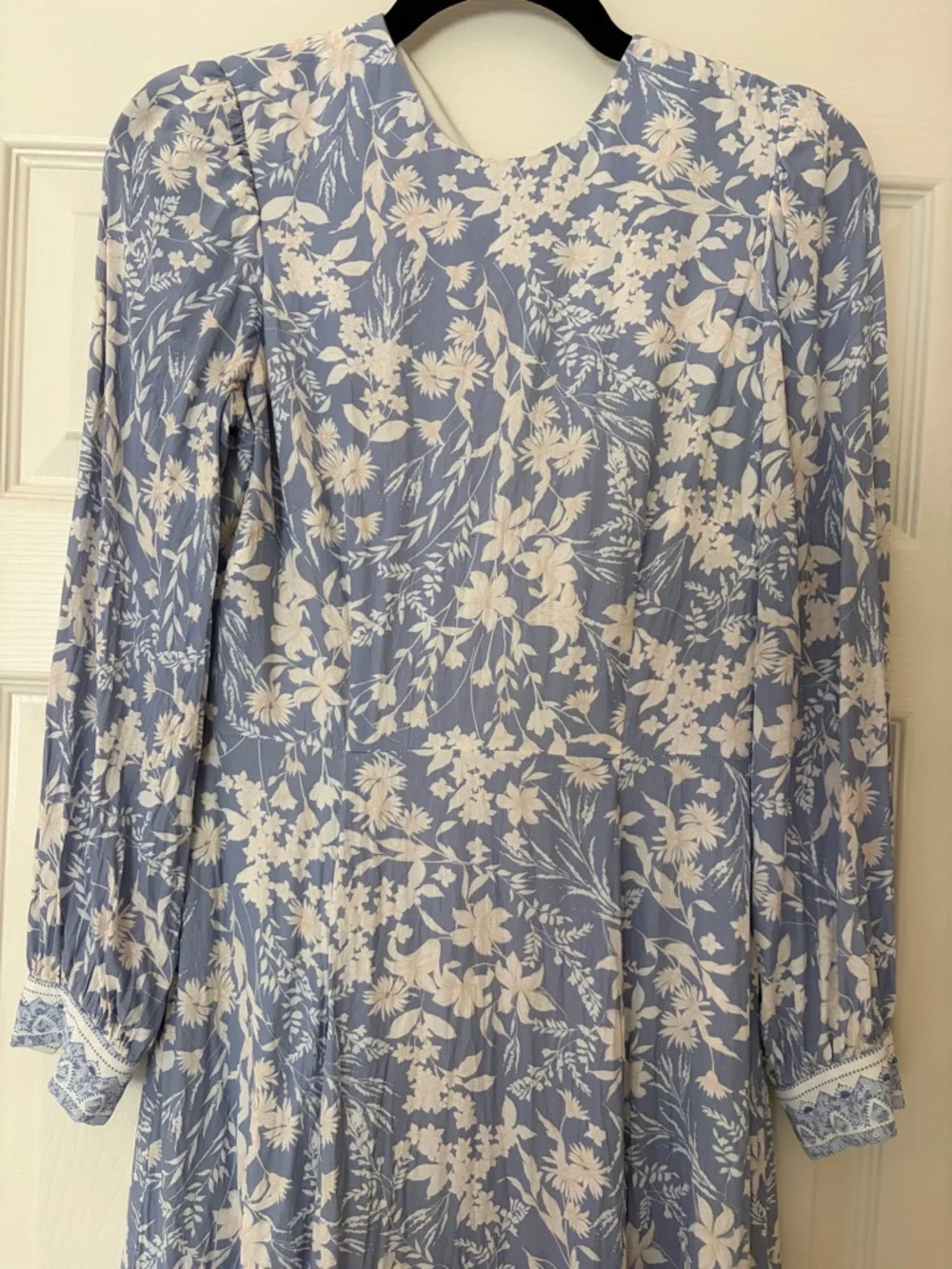 Antonio Melani x Born On Fifth floral long-sleeve midi dres - Picture 5 of 8